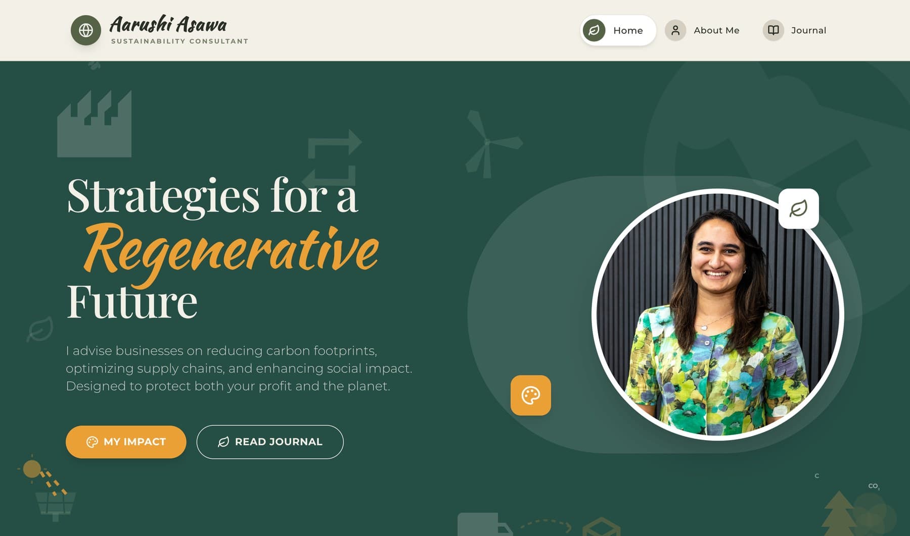 Aarushi Asawa portfolio hero